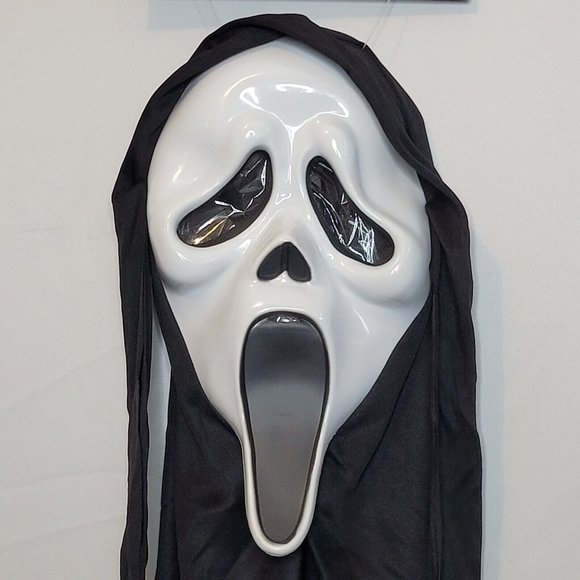 Ghost Face Lives Scream Mask Officially Licensed Fun World Ghostface Stab New - Picture 2 of 11